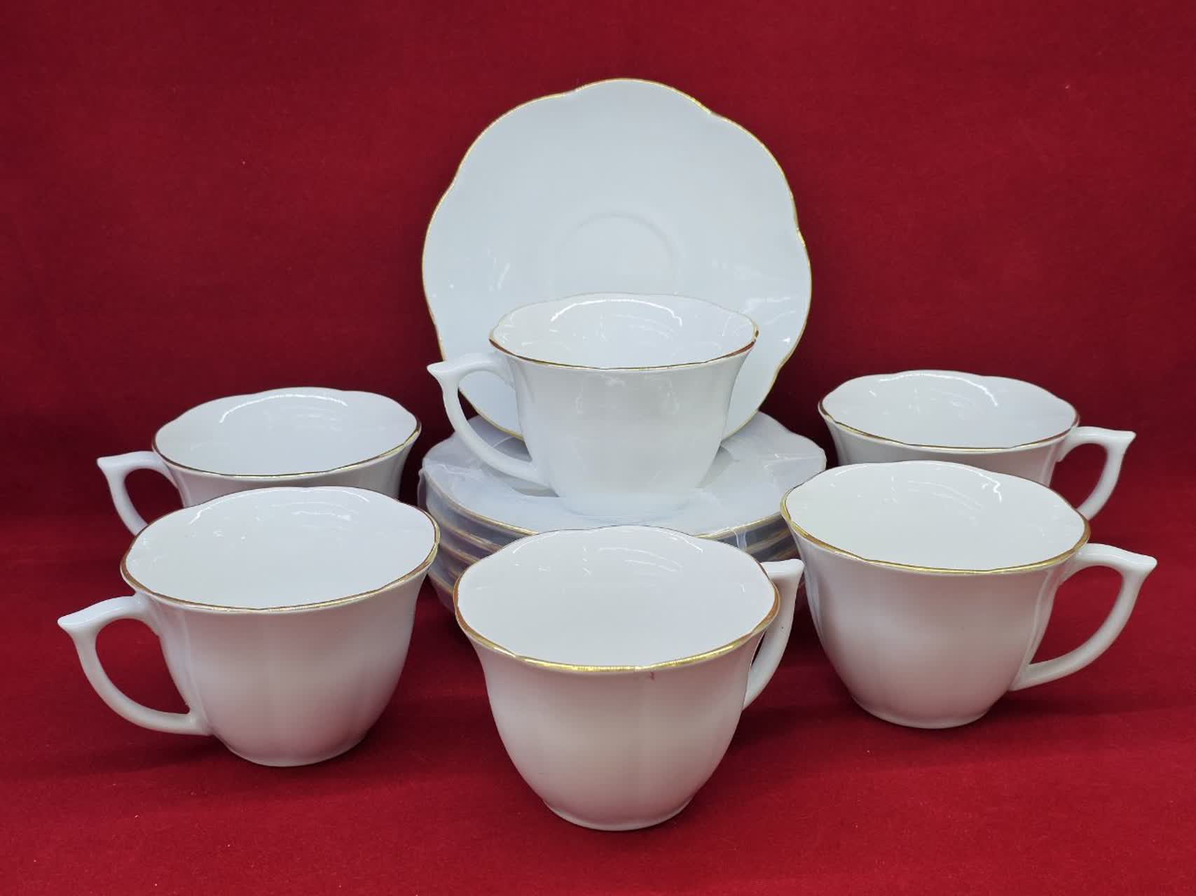 سرویس چای خوری 12 پارچه نیلوفری