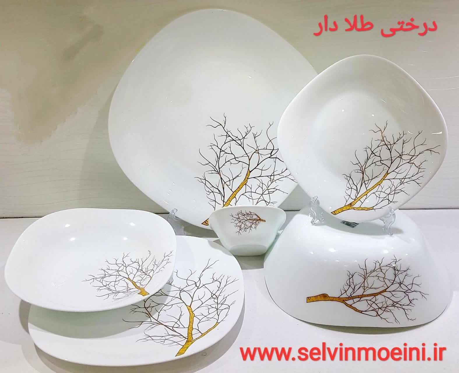 سرویس آرکوپال 6 نفره مربع درخت لب ساده