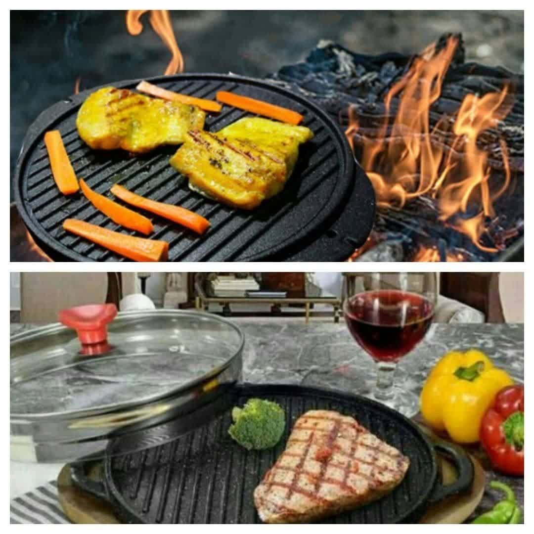 تابه گریل گرانیتی  گرد